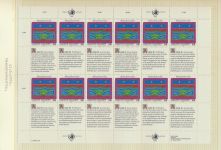 Österreich 150-151 Menschenrechte Bogen Kleinbogen Luxus postfrisch MNH UNO