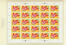 UNO Österreich 216-217 Frieden Bogen Kleinbogen Luxus postfrisch MNH