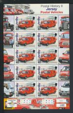 Großbritannien Jersey Kleinbogen Satz 1255-1260 Auto Post Transporter Luxus