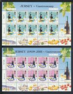 Großbritannien Jersey Kleinbogen Satz 1169-1172 Speisen Europa Gastronomie