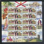 Großbritannien Jersey Kleinbogen Satz 1614-1617 Europa Besuche Luxus postfrisch