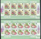 Großbritannien Jersey Kleinbogen Satz 1298-1303 Blumen Pflanzen Flora postfrisch