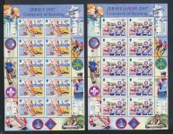 Großbritannien Jersey Kleinbogen Satz 1267-1270 Pfadfinder Europa Luxus