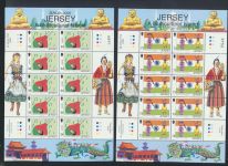 Großbritannien Jersey Kleinbogen Satz 1220-23 Kultur Vielfalt Europa Integration
