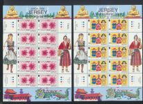 Großbritannien Jersey Kleinbogen Satz 1220-23 Kultur Vielfalt Europa Integration