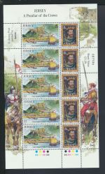 Großbritannien Jersey Kleinbogen Satz 1137-1142 Königin Monarchie Besitz