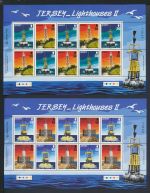 Großbritannien Jersey Kleinbogen Satz 1074-1079 Leuchttürme Leuchtfeuer