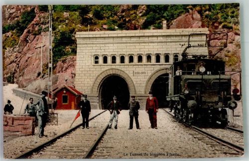 Simplon Berg - Simplon-Tunnel Eisenbahn