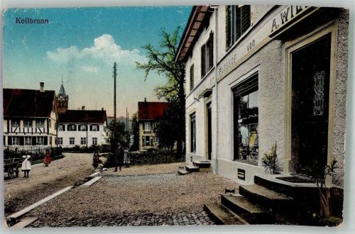 8483 Kollbrunn 1917 Gebrauchsspuren Geschäft