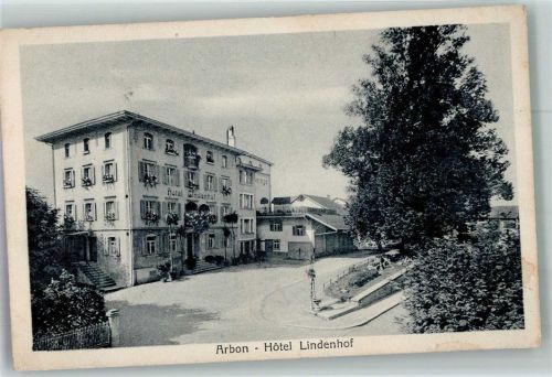 9320 Arbon 1920 Foto AK Hotel Lindenhof
