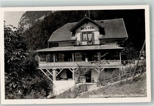 3800 Sundlauenen Foto AK Pension Beatus