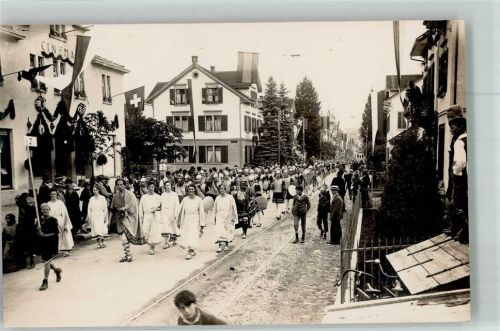 8620 Wetzikon ZH Foto AK Ort handschriftlich historischer Umzug