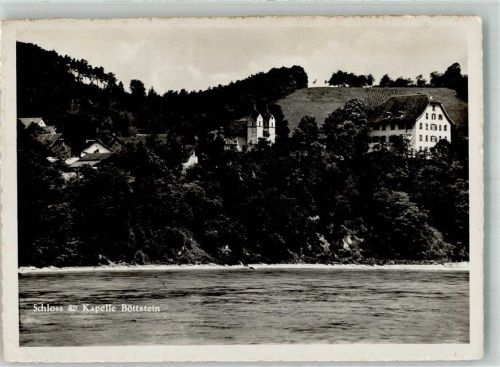 5315 Böttstein 1948 Foto AK Schloss Kirche kapelle