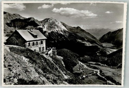7710 Alp Grüm Foto AK Hotel Belvedere