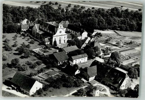 4115 Mariastein 1962 Foto AK Fliegeraufnahme Kloster