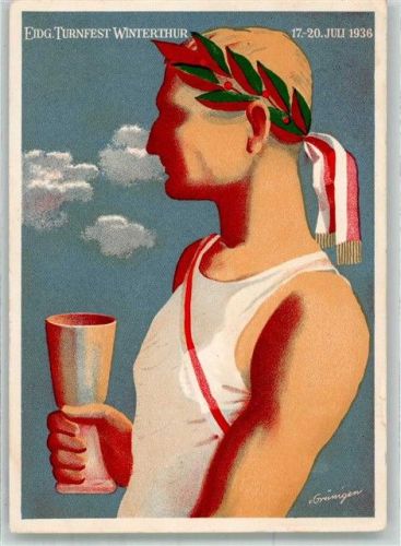 8400 Winterthur Sonderstempel Eidg. Turnfest 1936