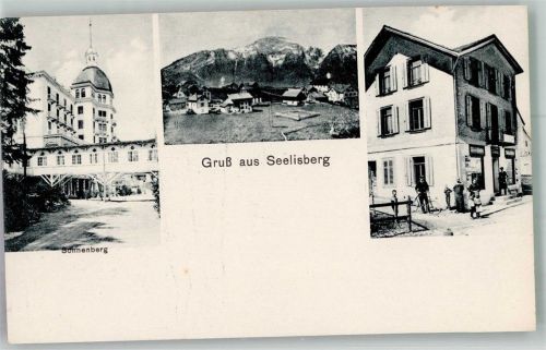 6377 Seelisberg Foto AK Sonnenberg Geschäft