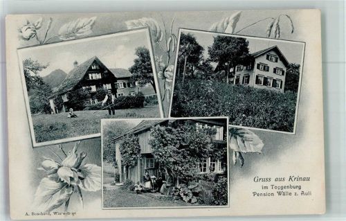 9622 Krinau Foto AK Pension Wälle z,ali