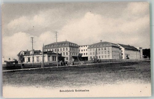 8306 Brüttisellen 1912 Foto AK Schuh- Fabrik