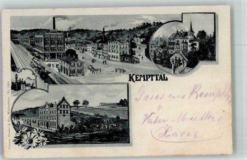 8307 Oberkempttal Effretikon 1904 Foto AK Fabrik Maggi