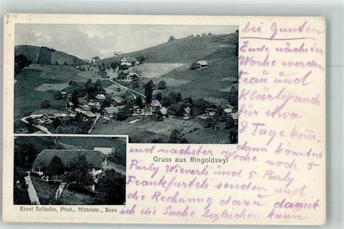 3656 Ringoldswil 1928 Foto AK Gruss aus