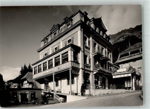 3823 Wengen Foto AK Hotel Eiger