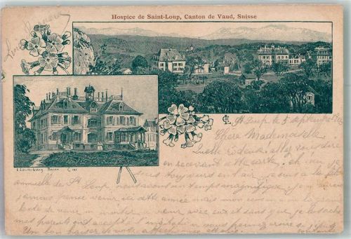 1040 Echallens 1900 Foto AK Hospiz de Saint-Loup