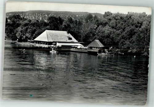 8000 Zürich Foto AK Gasthaus Fischstube Zürichhorn
