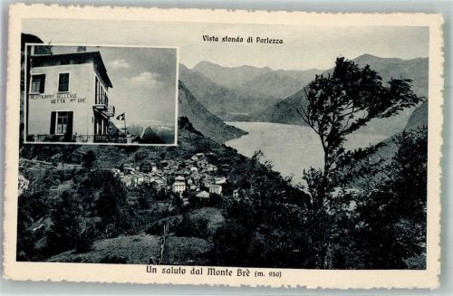 Monte Bré 1936 Foto AK Gasthaus Bellevue