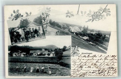3074 Muri b. Bern 1904 Foto AK Gümlingen