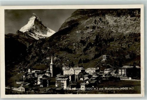 3920 Zermatt Foto AK Matterhorn