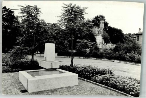 5012 Schönenwerd SO 1970 Foto AK Neuer Brunnen am Bahnhof