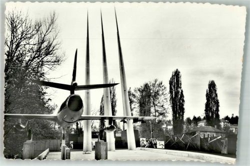 1000 Lausanne Losanna 1964 Foto AK Ausstellung 1954 Flugzeug