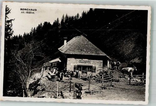 1800 Vevey 1935 Foto AK Gasthaus Sonchaud