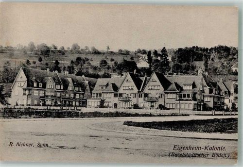 4000 Basel Bâle Foto AK Eigenheim-Kolonie Baselstädtischer Boden