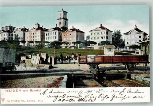 Heiden Bahnhof Bahnhof Schweiz Foto AK