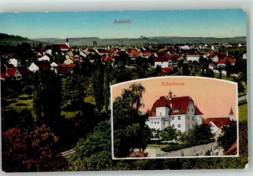 3703 Aeschi b. Spiez Foto AK Schulhaus