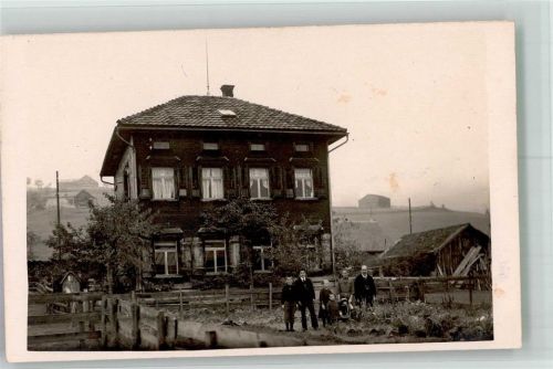 9035 Grub AR Privatfoto AK Schmiede Ort handschriftlich