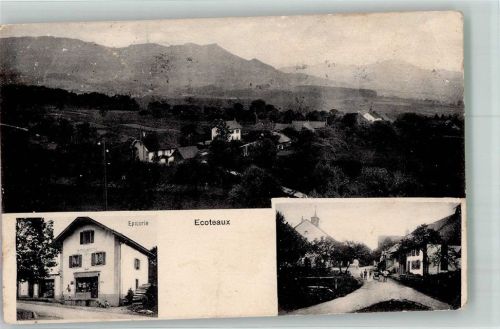 1612 Ecoteaux 1917 Gebrauchsspuren Geschäft