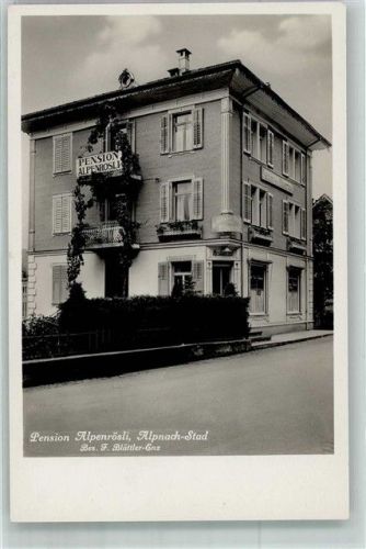 6053 Alpnachstad Foto AK Pension alpenrösli
