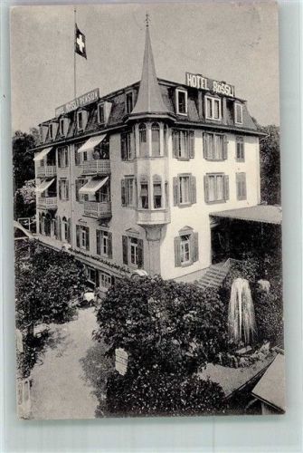 6353 Weggis 1922 Foto AK Hotel Rössli