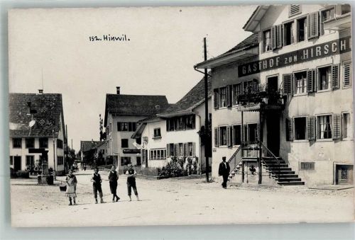 8340 Hinwil Foto AK Gasthaus zum Hirschen