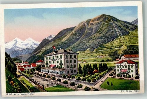 6776 Piotta Foto AK Hotel de la Poste