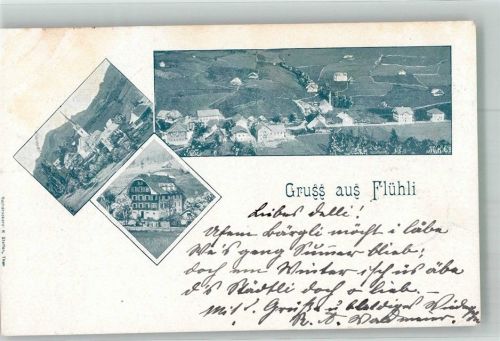 6173 Flühli LU 1899 Foto AK