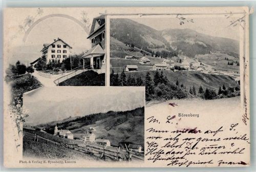 6174 Sörenberg 1905 Foto AK