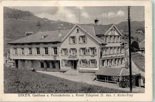 9115 Dicken - Gasthaus und Ferienkolonie z,Rössli