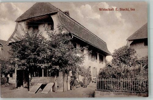 3232 Ins Anet Foto AK Gasthaus