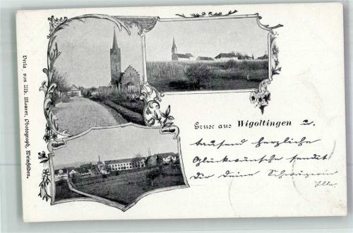 8556 Wigoltingen 1900 Foto AK Kirche
