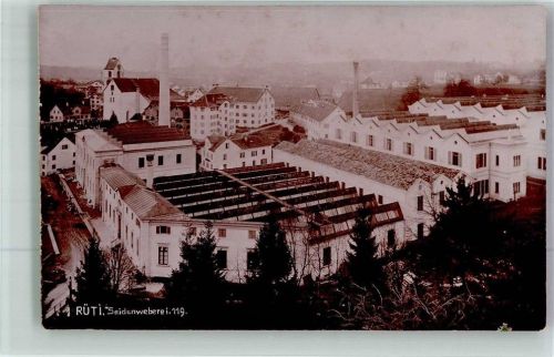 8630 Rüti ZH Foto AK Fabrik Seidenweberei