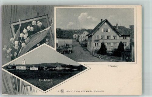 8512 Thundorf 1907 Foto AK Kirchberg Miaglöckchen
